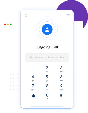 Click-to-Dialer Click-to-dialer service opens up a phone dialer with a button click.