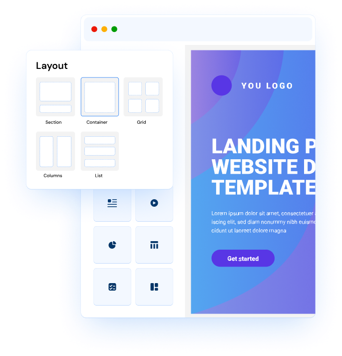 Design and Publish Landing Pages Easily create effective web pages with our adaptable templates and user-friendly builder, focusing on designing and publishing responsive landing pages.