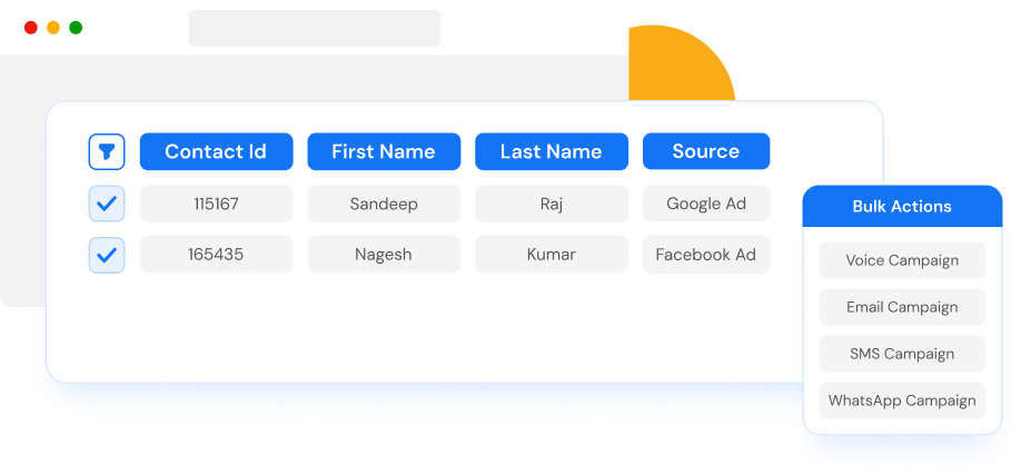 Segment and Nurture Leads Our lead management software allows you to segment the leads in one database.