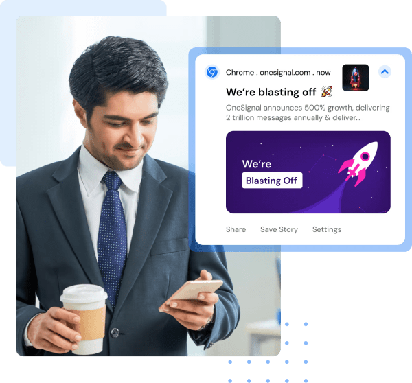 Push Notifications We optimize your marketing strategy by enhancing brand presence and customer interaction