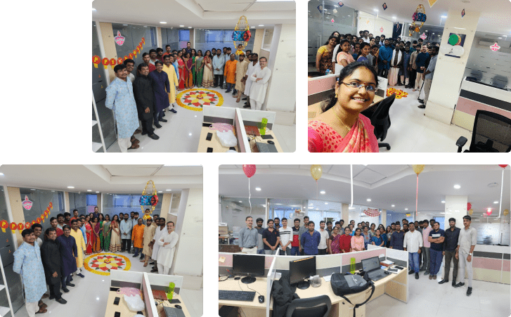 Office team-min celebrations at Office24by7